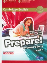 [Sách] Cambridge English Prepare! Level 4 Student's Book (1st Edition) - Sách giấy gáy xoắn