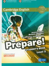 [Sách] Cambridge English Prepare! Level 2 Student's Book (1st Edition) - Sách giấy gáy xoắn