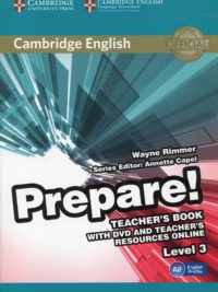 [Sách] Cambridge English Prepare! Level 3 Teacher's book (1st Edition) - Sách giấy gáy xoắn