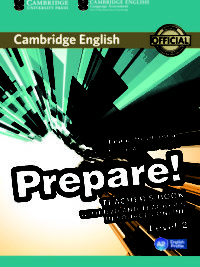 [Sách] Cambridge English Prepare! Level 2 Teacher's book  (1st Edition) - Sách giấy gáy xoắn