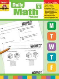 [Sách] Daily Math Practice Grade 5 ( Evan-Moor) - Sách giấy gáy xoắn