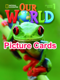 [THẺ FLASHCARD] Our World (1st Edition American) level 1 Picture Cards - 160 thẻ, ép plastics (dùng được cho cả bộ Explore Our World (1st Edition American) level 1)