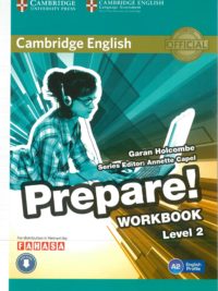 [Sách] Cambridge English Prepare! Level 2 Workbook (1st Edition) - Sách giấy gáy xoắn