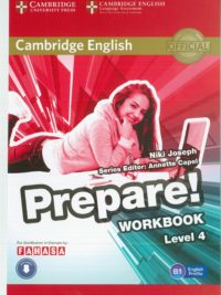 [Sách] Cambridge English Prepare! Level 4 Workbook (1st Edition) - Sách giấy gáy xoắn