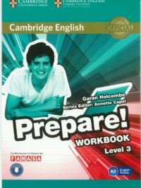 [Sách] Cambridge English Prepare! Level 3 Workbook (1st Edition) - Sách giấy gáy xoắn