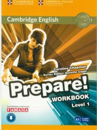 [Sách] Cambridge English Prepare! Level 1 Workbook (1st Edition) - Sách giấy gáy xoắn