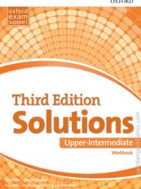 [Sách] Oxford Solutions Upper-Intermediate Workbook  (Third Edition) - Sách giấy gáy xoắn