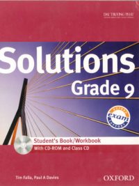 [Sách] Solutions grade 9 Student's Book/Workbook - sách giấy gáy xoắn