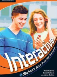 [Sách] Cambridge Interactive 3 Student's Book– Sách giấy gáy xoắn