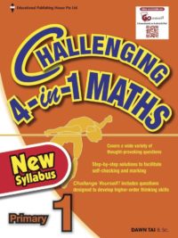 [Sách] Challenging 4-in-1 Maths Primary 1 ( có đáp án cuối sách) - Sách giấy gáy xoắn