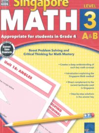 [Sách] Singapore Math Level 3 A & B ( có đáp án cuối sách) - sách giấy gáy xoắn