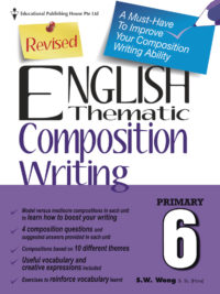 [Sách] English Thematic Composition Writing Primary 6 (có đáp án ở cuối sách) - Sách giấy gáy xoắn