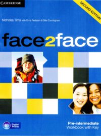 [Sách] Cambridge face2face Second Edition Pre-intermediate Workbook with Key – Sách giấy gáy xoắn