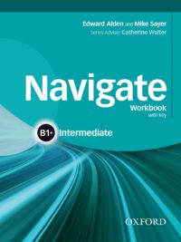 [Sách] Oxford Navigate B1+ Intermediate Workbook with Key – Sách giấy gáy xoắn