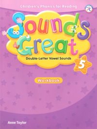 [Sách] Sounds Great level 5 Double-Letter Vowel Sounds Workbook  (1st Edition) – Sách giấy gáy xoắn