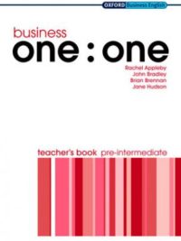 [Sách] Business One:One Pre-Intermediate Teacher's Book – Sách giấy gáy xoắn