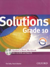 [Sách] Solutions grade 10 Student’s Book/Workbook – sách giấy gáy xoắn