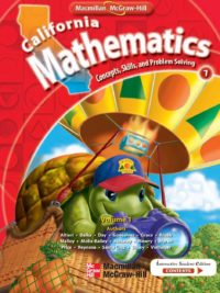 [Sách] California Mathematics Grade 1 (Concepts, Skills, And Problem Solving) - Sách giấy gáy xoắn