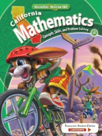 [Sách] California Mathematics Grade 4 (Concepts, Skills, And Problem Solving) - Sách giấy gáy xoắn