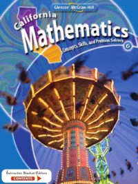 [Sách] California Mathematics Grade 6 (Concepts, Skills, And Problem Solving) - Sách giấy gáy xoắn