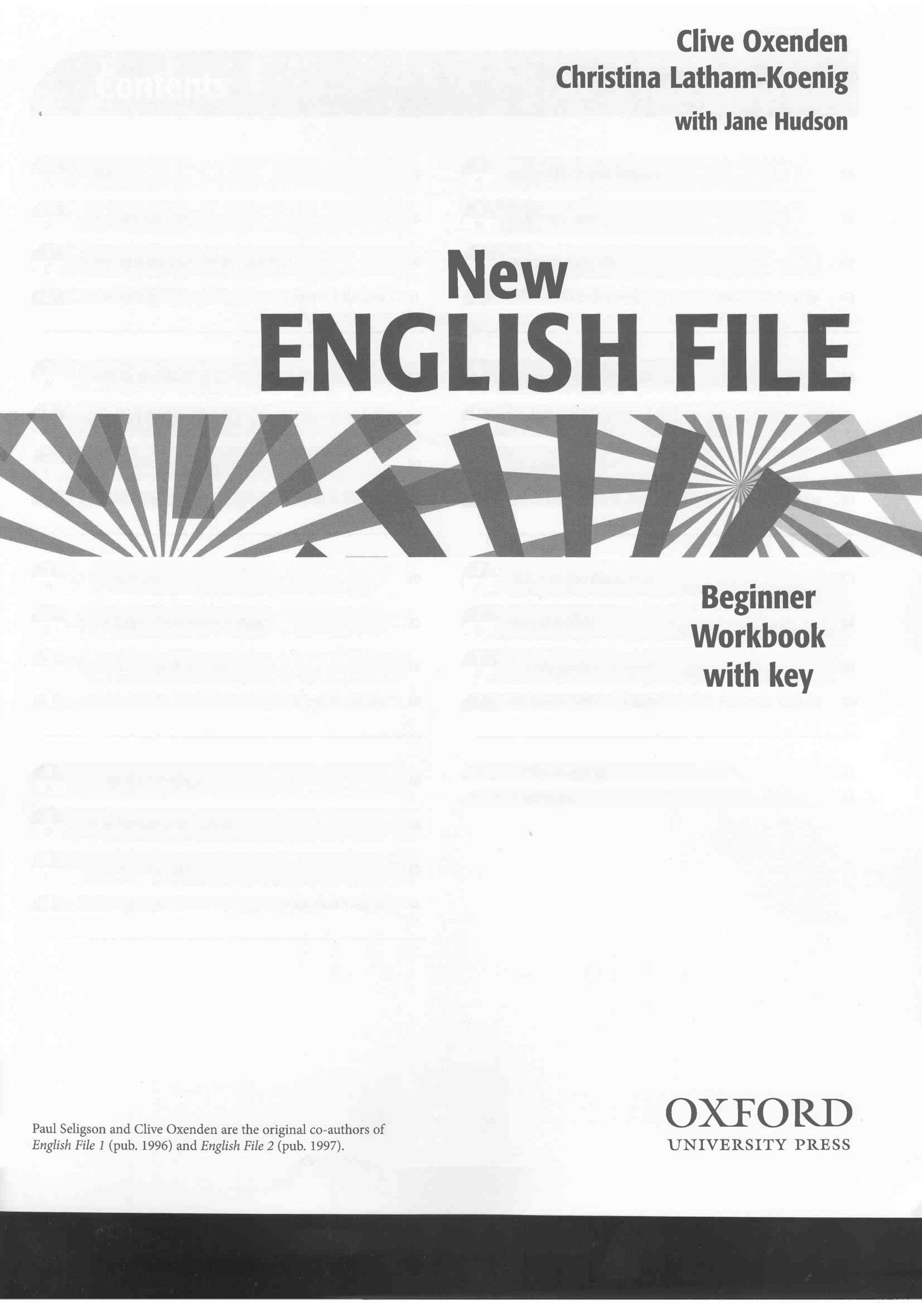 Elementary workbook key. English file: Beginner: Workbook with Key книга. New English file Elementary Oxford ответы. Учебник New English file. New English file Clive Oxenden.
