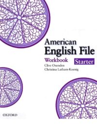 [Sách] American English File Starter Workbook  (1st Edition) – Sách giấy gáy xoắn