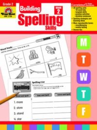 [Sách] Building Spelling Skills Daily Practice - Grade 2 - Sách giấy gáy xoắn