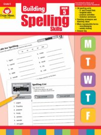 [Sách] Building Spelling Skills Daily Practice - Grade 5 - Sách giấy gáy xoắn