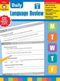 [Sách] Daily Language Review  Grade 5 - Sách giấy gáy xoắn