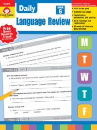 [Sách] Daily Language Review  Grade 6 - Sách giấy gáy xoắn