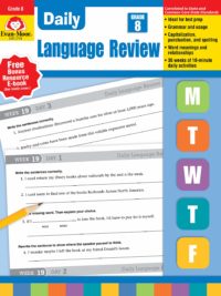 [Sách] Daily Language Review  Grade 8 - Sách giấy gáy xoắn