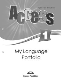 [Sách] Access 1 My Language Portfolio - Sách giấy gáy xoắn