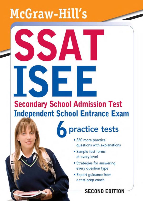 [Sách] McGraw-Hill's SSAT/ISEE: Secondary School Admission Test, Independent School Entrance Exam ( 2nd edition) - Sách giấy gáy xoắn