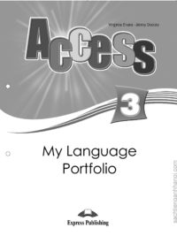 [Sách] Access 3 My Language Portfolio - Sách giấy gáy xoắn