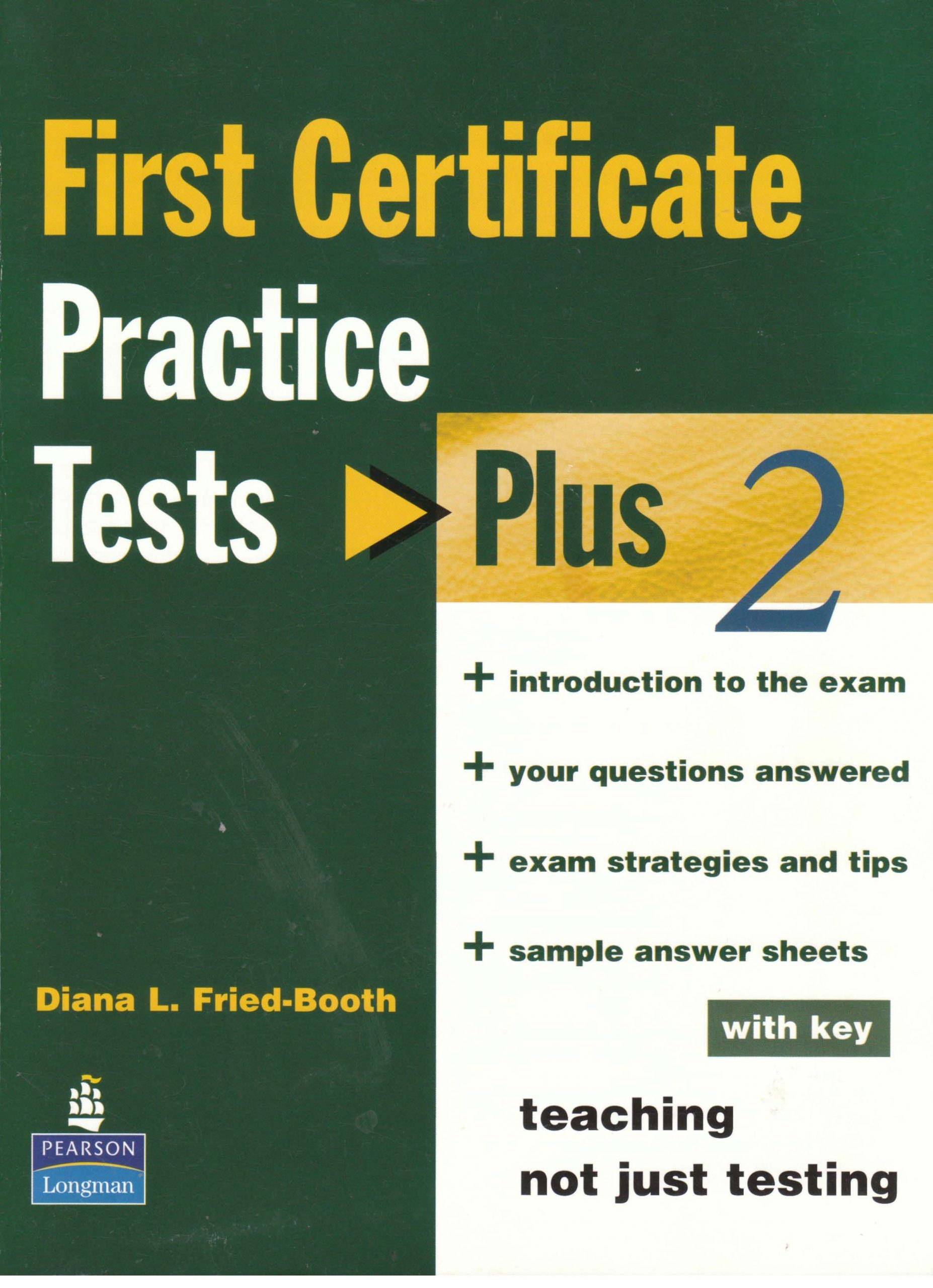 Sách] First Certificate Practice Tests Plus 2 - Sách Giấy Gáy Xoắn - Sách  Tiếng Anh Hà Nội