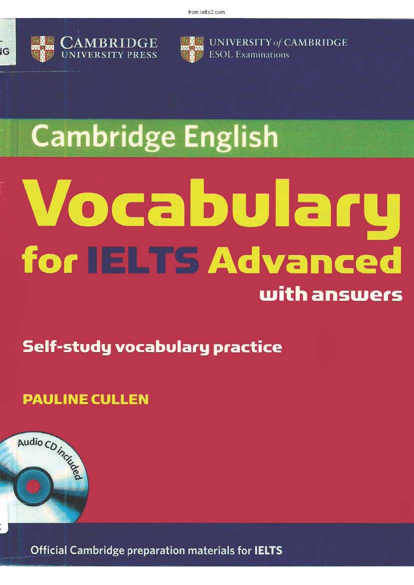 [Audio] Cambridge Vocabulary For IELTS Advanced SÁCH