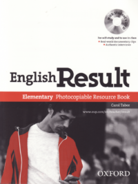 [Sách] Oxford English Result Elementary Photocopiable Resource Book - Sách giấy gáy xoắn