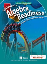 [Sách] California Algebra Readiness Concept Skills and Problem Solving ( 574 trang)  - Sách giấy gáy xoắn