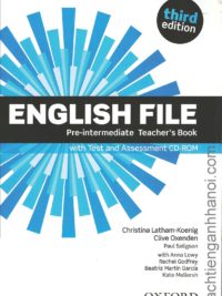 [Sách] English File Pre-Intermediate Teacher's Book (3rd Edition) – Sách giấy gáy xoắn