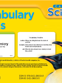 [THẺ FLASHCARD] California Science -Vocabulary Grade 3 - 300 thẻ, cỡ A5, ép Plastics