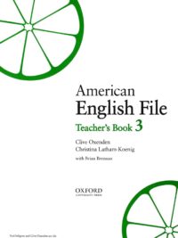 [Sách] American English File 3 Teacher's Book  (1st Edition) – Sách giấy gáy xoắn