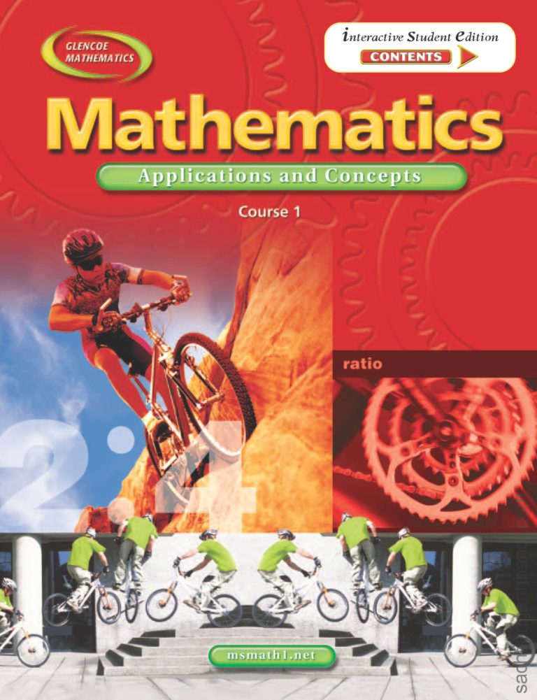 [Sách] Mathematics Applications and Concepts, Course 1, Student