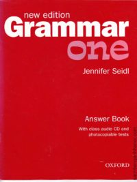 [Sách] Grammar One Answers Book by Jennifer Seidl (New Edition)  Sách chỉ có đáp án – Sách giấy gáy xoắn