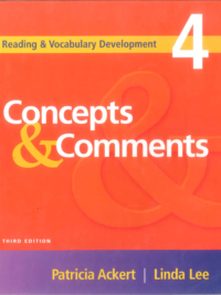 [Sách] Reading and Vocabulary Development 4 : Concepts & Comments (3rd Edition 2005) – Sách giấy gáy xoắn