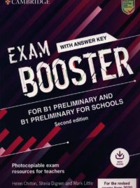 [Sách] Exam Booster for Preliminary and Preliminary for Schools With Answer Key With Audio for the Revised 2020 Exams ( second edition) - Sách giấy gáy xoắn