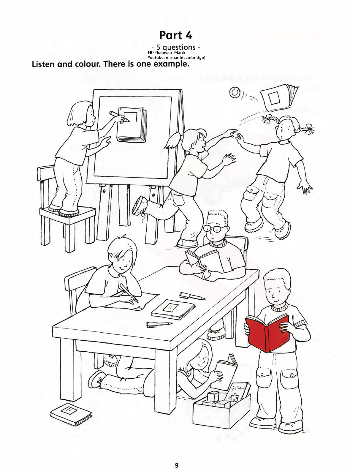 Listen and colour. Cambridge Exam Starter Listening. Тест для 1 класса Cambridge. Starters Listening Test. Cambridge Sample Test Starters Listening.