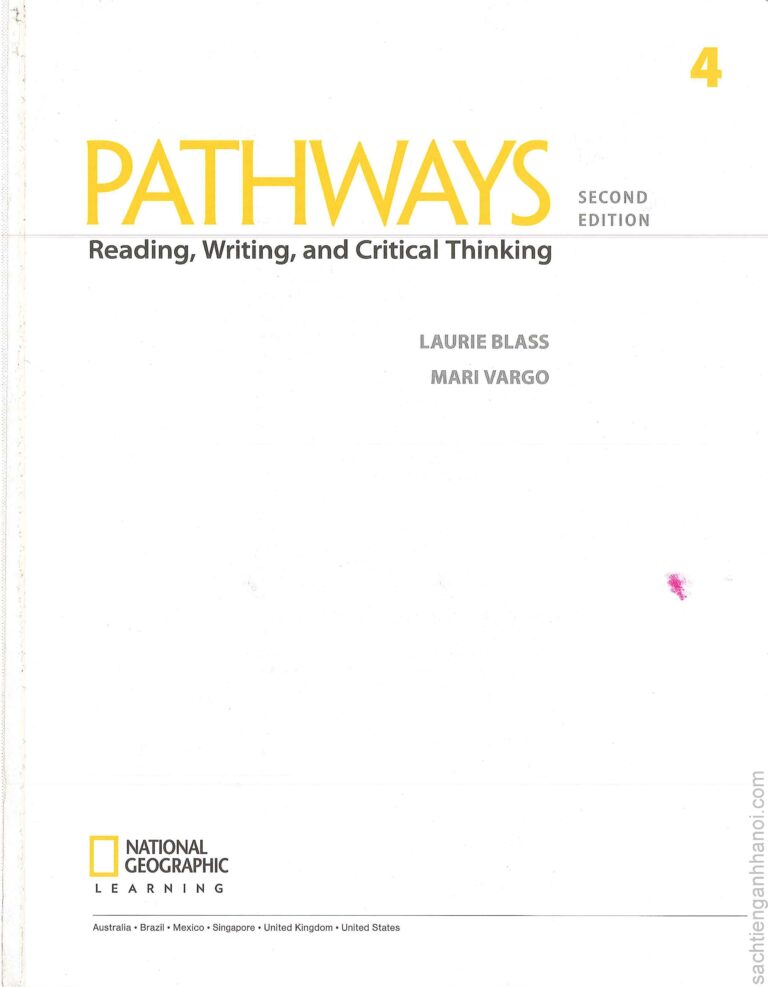 pathways 4 reading writing and critical thinking 2018 edition