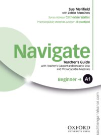 [Sách] Oxford Navigate A1 Beginner Teacher’s Guide – Sách giấy gáy xoắn