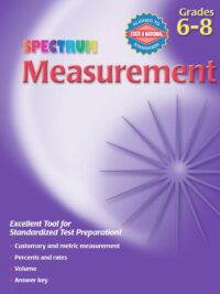 [Sách] Spectrum Grade 6 - Grade 7 - Grade 8 - MEASUREMENT  (có kèm đáp án) – Sách giấy gáy xoắn