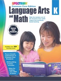 [Sách] Spectrum Grade K - LANGUAGE ARTS & MATH  (có kèm đáp án) – Sách giấy gáy xoắn